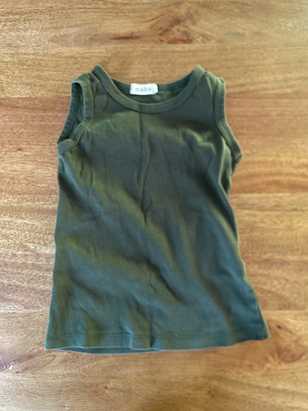 Mabo organic cotton tank top - pine, 4/5